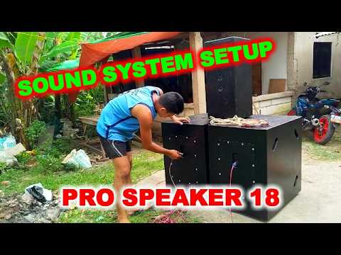 Pang MALAKASAN na SUBWOOFER SPEAKER Setup and Soundcheck thumbnail