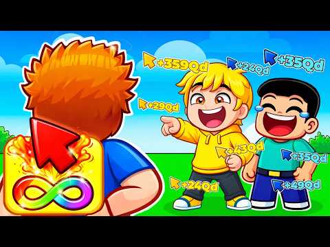 UDAJE NOOBA w SYMULATORZE KLIKANIA a potem WYDAJĘ 6,782,512 ROBUX w Roblox! thumbnail
