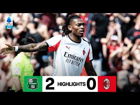 Rossoneri in 10 sconfitti a Reggio Emilia | Sassuolo-Milan 2-0 | Highlights Serie A thumbnail