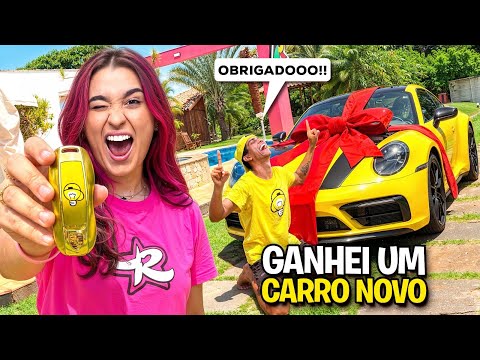 GANHEI UM CARRO NOVO DA EMILLY *Fiquei emocionado ! thumbnail