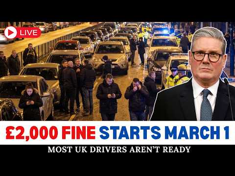 BREAKING NEWS 2026: New UK Traffic Laws Start March 1 — Know This or Pay a £2,000 Fine! thumbnail
