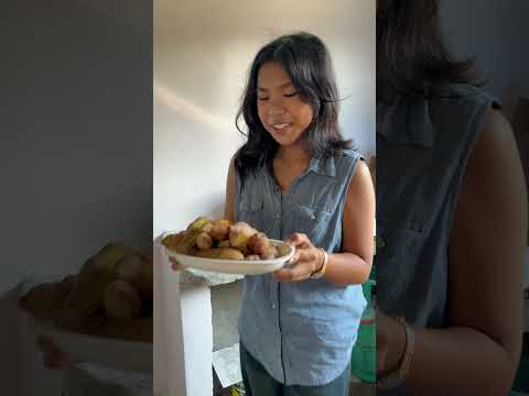 fruits of our own hard work in the garden. Not just healthy, but also filled with love.#familyvlog thumbnail