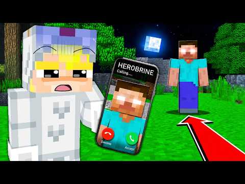Đừng Nghe Điện Thoại Của Herobrine Lúc 3H Sáng Trong Minecraft! thumbnail