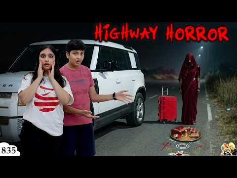 HIGHWAY HORROR | Ep 835 | Road Par Kaun Mila | Comedy Family Vlog | Aayu and Pihu Show thumbnail