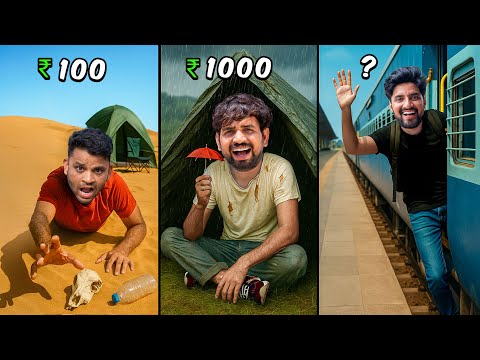 Low Budget 24 Hours Survival Challenge 🔥 Team - MR. INDIAN HACKER thumbnail