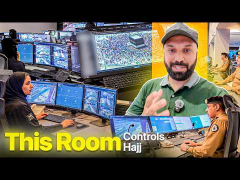 ROOM that CONTROLS HAJJ 😱 10,000 Cameras Watching 🎥 Live Monitoring 😳 thumbnail