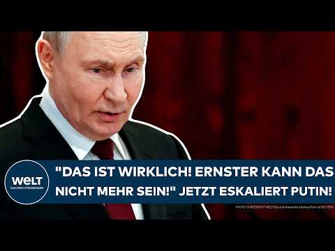 UKRAINE-KRIEG: "Das ist wirklich! Ernster kann das nicht mehr sein!" Jetzt eskaliert Wladimir Putin! thumbnail