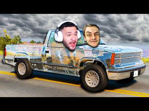 MACHINE CONSTRUIU um CARRO de VIDRO! BeamNG.drive MP thumbnail