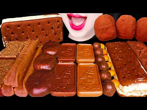 ASMR FREEZE DRIED ICE CREAM CHOCOLATE 우주 아이스크림 초콜릿 먹방 MUKBANG, EATING thumbnail