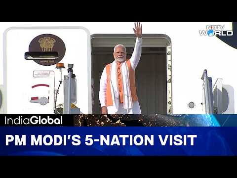 PM Modi News | PM Modi To Begin 5-Nation Diplomatic Tour thumbnail