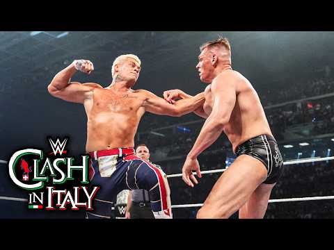 Cody Rhodes vs. Gunther | Undisputed WWE Championship Match: WWE Clash in Italy 2026 highlights thumbnail
