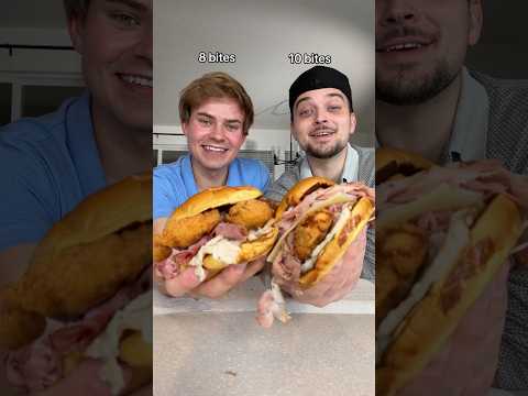 How many bites to eat the Arby’s meat mountain? thumbnail