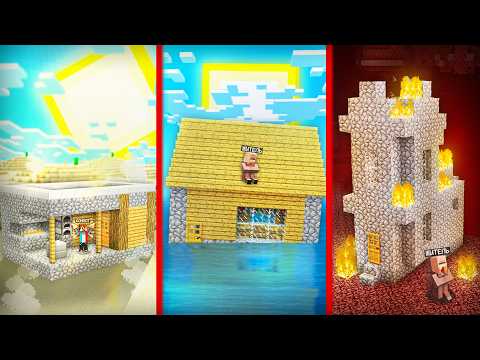 ПОЧЕМУ НАША ДЕРЕВНЯ НАХОДИТСЯ В РАЗНЫХ ЧАСТЯХ МИРА В МАЙНКРАФТ | Компот Minecraft thumbnail