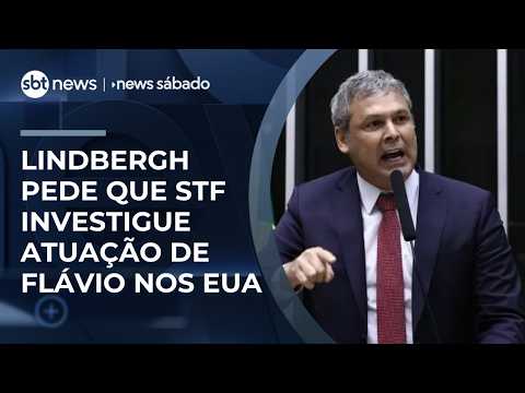 PCC e CV: Lindbergh pede que STF apure atuação de Flávio nos EUA | #NewsSábado thumbnail