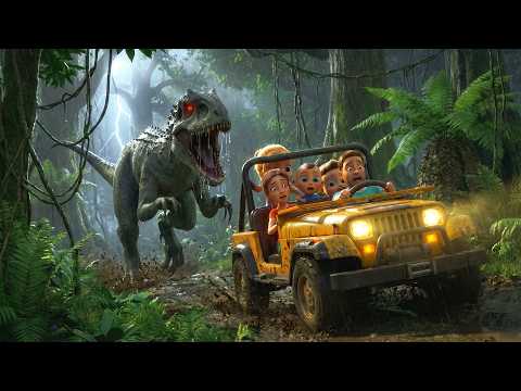 🦎 Dino Trouble in the Jungle | Baby Cops to the Rescue! thumbnail