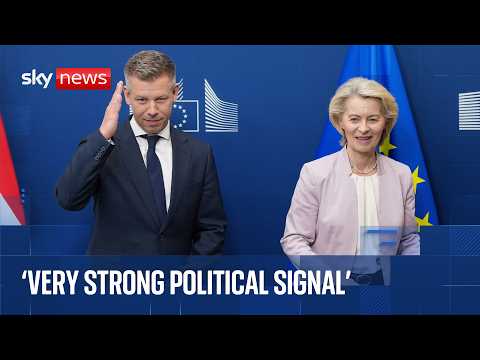 New Hungarian PM and EU president deliver joint statement thumbnail