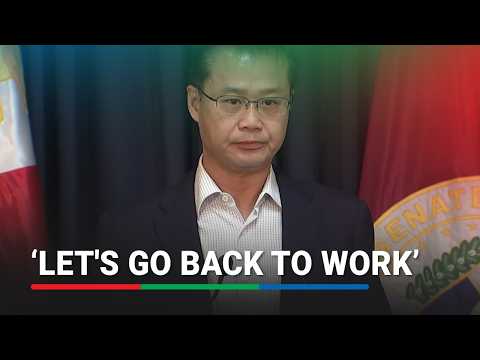 Acting SP Win Gatchalian nanawagan ng pagkakaisa sa Senado, magbalik trabaho | ABS-CBN News thumbnail