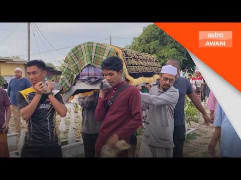 Jenazah tiga beranak dikebumikan satu liang lahad thumbnail
