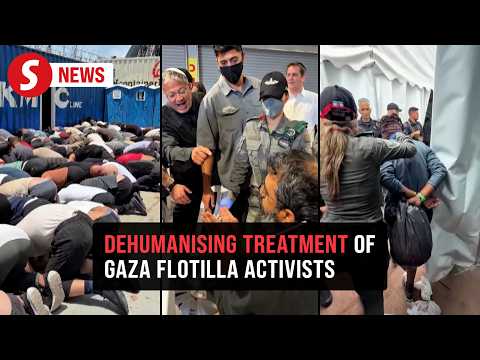 Israeli minister sparks diplomatic outrage over flotilla activist abuse video thumbnail