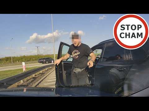 Narwaniec w Porsche zajeżdża drogę i wyhamowuje  #2239 Wasze Filmy thumbnail