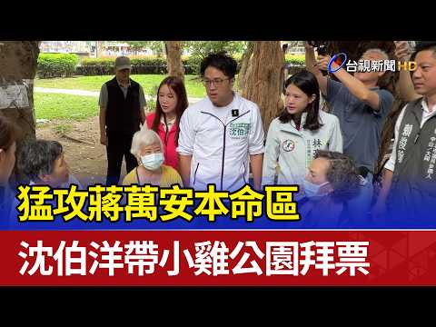 猛攻蔣萬安本命區 沈伯洋帶小雞公園拜票 thumbnail