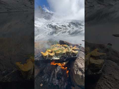 Doğal Taş Üstünde Dilim Kırmızı Benekli Alabalık ❄️🐟- sliced red-spotted trout on natural stone thumbnail