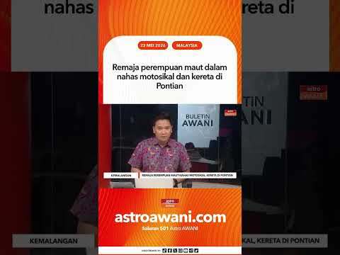 Remaja perempuan maut dalam nahas motosikal dan kereta di Pontian thumbnail