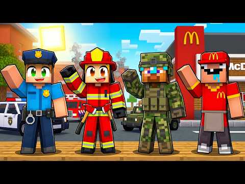 Alle Beroepen Testen In Minecraft! (Survival) thumbnail