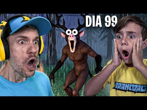 99 DIAS Perdidos na FLORESTA! A História Completa - Brancoala Games thumbnail