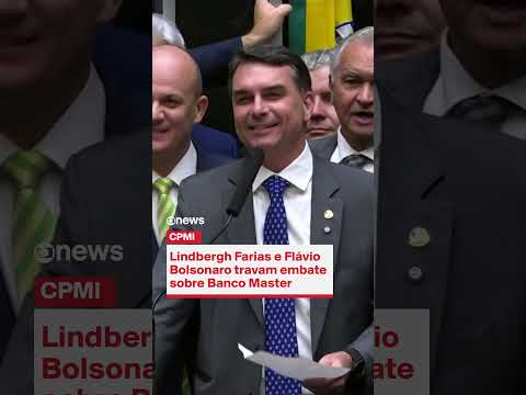 CPMI: Lindbergh Farias e Flávio Bolsonaro travam embate sobre Banco Master thumbnail