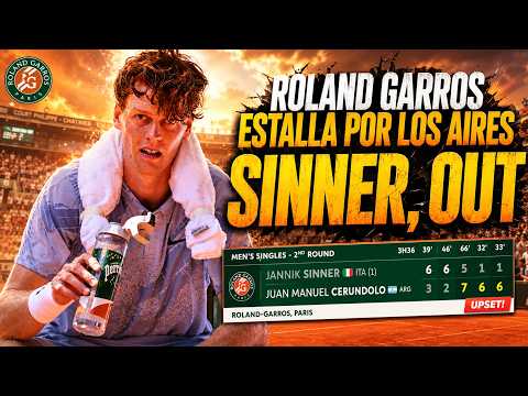 ROLAND GARROS ESTALLA POR LOS AIRES: SINNER ELIMINADO thumbnail