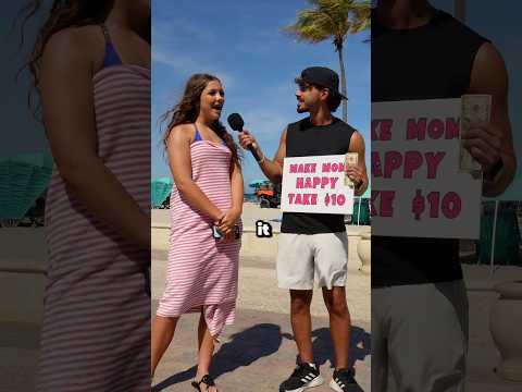 Make Mom Happy Take $10 | Mothers Day Challenge thumbnail