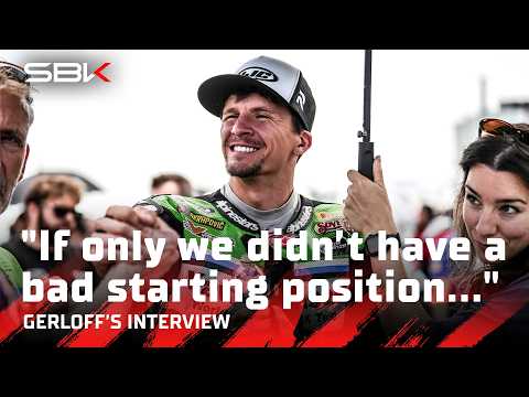 Gerloff laments his grid start position after another promising weekend 😅 | 2026 #AragonWorldSBK 🇪🇸 thumbnail