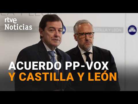 El PP y VOX cierran un ACUERDO en CASTILLA Y LEÓN para INVESTIR PRESIDENTE a MAÑUECO | RTVE Noticias thumbnail