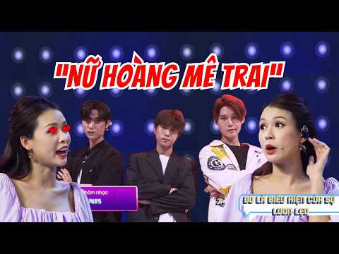 Không hổ danh là "BÀ HOÀNG MÊ TRAI", Ngô Kiến Huy cũng BẤT LỰC với sự mê trai của cô nàng thumbnail
