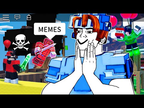 ROBLOX Bedwars Funny Moments (MEMES) thumbnail