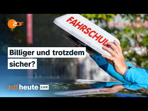 Führerscheinreform: So sollen die Kosten sinken | ZDFheute live thumbnail