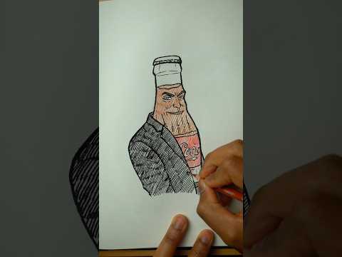 [ASMR] Drawing Coca-Cola Man thumbnail