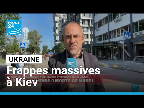 Bombardements intenses en Ukraine : au moins quatre morts à Kiev • FRANCE 24 thumbnail