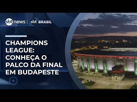 Champions League: Conheça o palco da final entre PSG e Arsenal em Budapeste | #SBTBrasil thumbnail