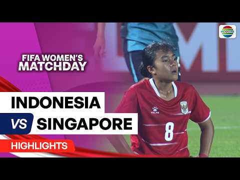 Indonesia vs Singapore - Highlights | FIFA Women's MatchDay thumbnail