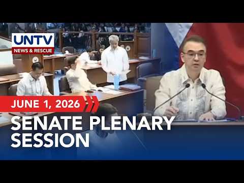 LIVE: Senate Plenary Session I June 1, 2026 thumbnail