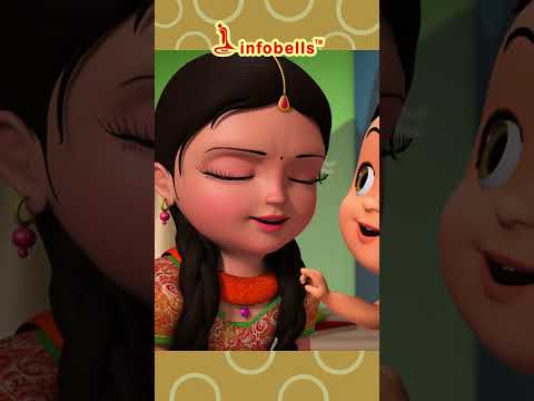 Mummy Ki Roti Gol Gol | मम्मी की रोटी गोल गोल | Hindi Rhymes & Cartoons | Infobells #golgolroti thumbnail