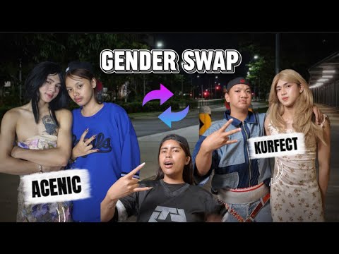  NAG GENDER SWAP ANG ACENIC AT KURFECT! *Super Laughtrip thumbnail