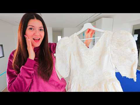 Provo il VESTITO DA SPOSA di mia MAMMA thumbnail
