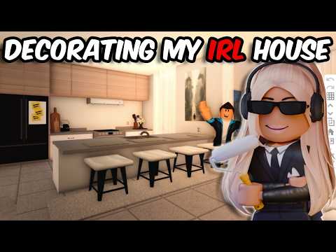 DECORATING MY IRL HOUSE IN BLOXBURG thumbnail