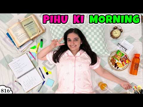 PIHU KI MORNING | Ep 816 | Early Morning Exam Routine Vlog | Aayu and Pihu Show thumbnail