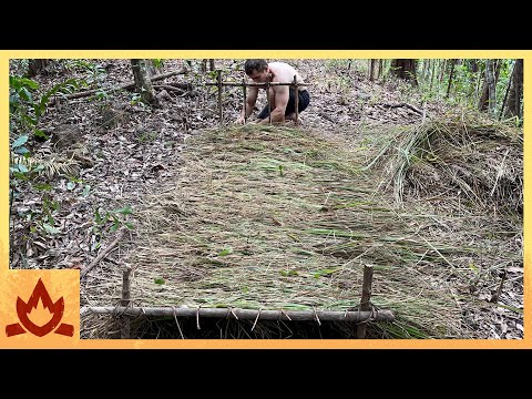 Primitive Technology: Grass mat loom thumbnail