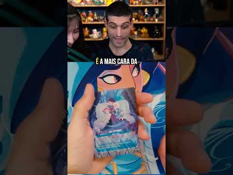 DISNEY LORCANA: EU ABRI A CARTA MAIS VALIOSA DA COLEÇÃO! #lorcana #card #cardgaming #disney thumbnail