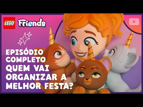 Caos no Aniversário no Café Unicórnio | T4 Ep. 7 | Completo | LEGO Friends: O Próximo Capítulo thumbnail